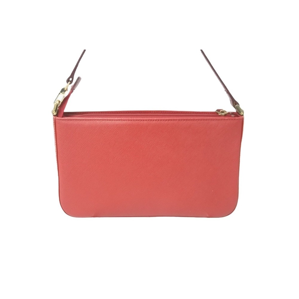 BURBERRY Nova Check shoulder bag logo red leather - Picture 3 of 9